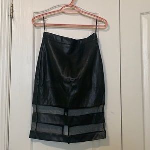 Forever 21 leather skirt